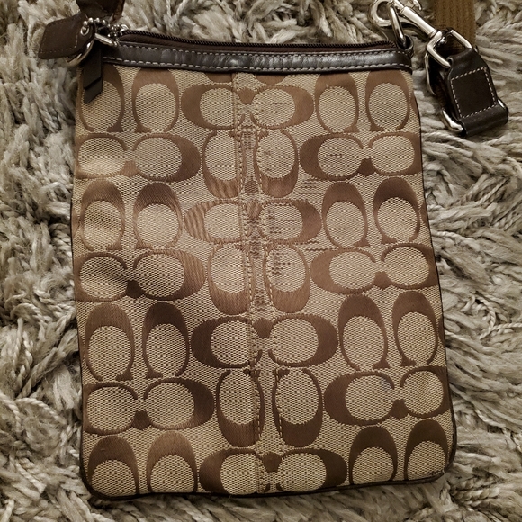 Coach Tan Crossbody Bag - Picture 2 of 3